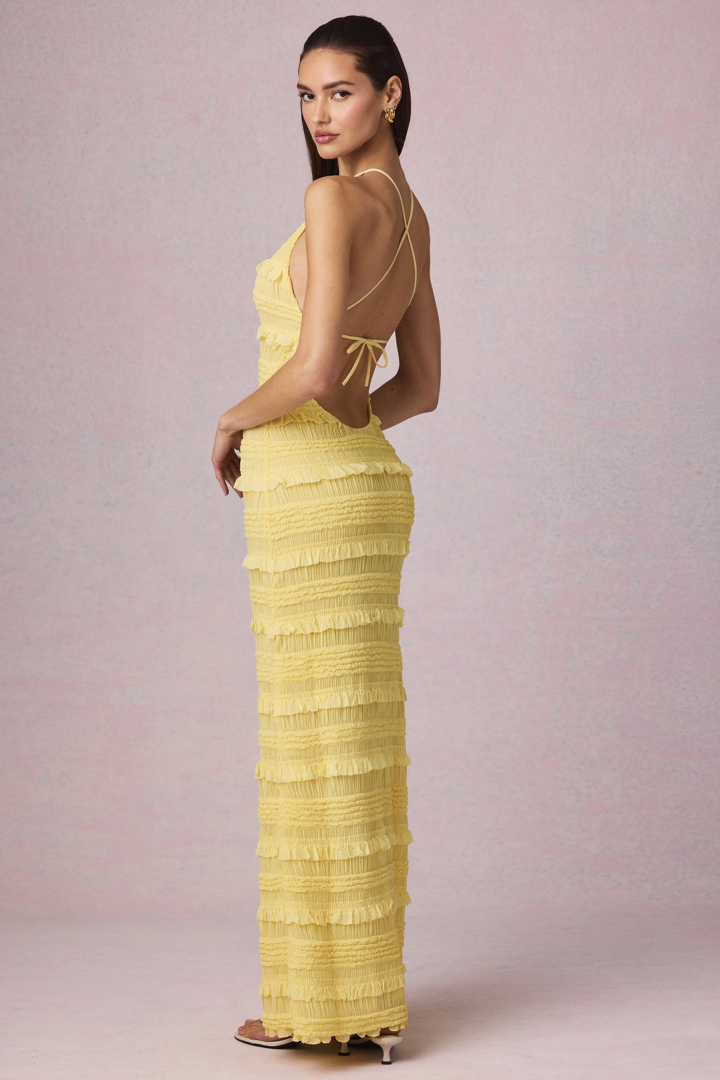 Vento | Ruffled Maxi dress