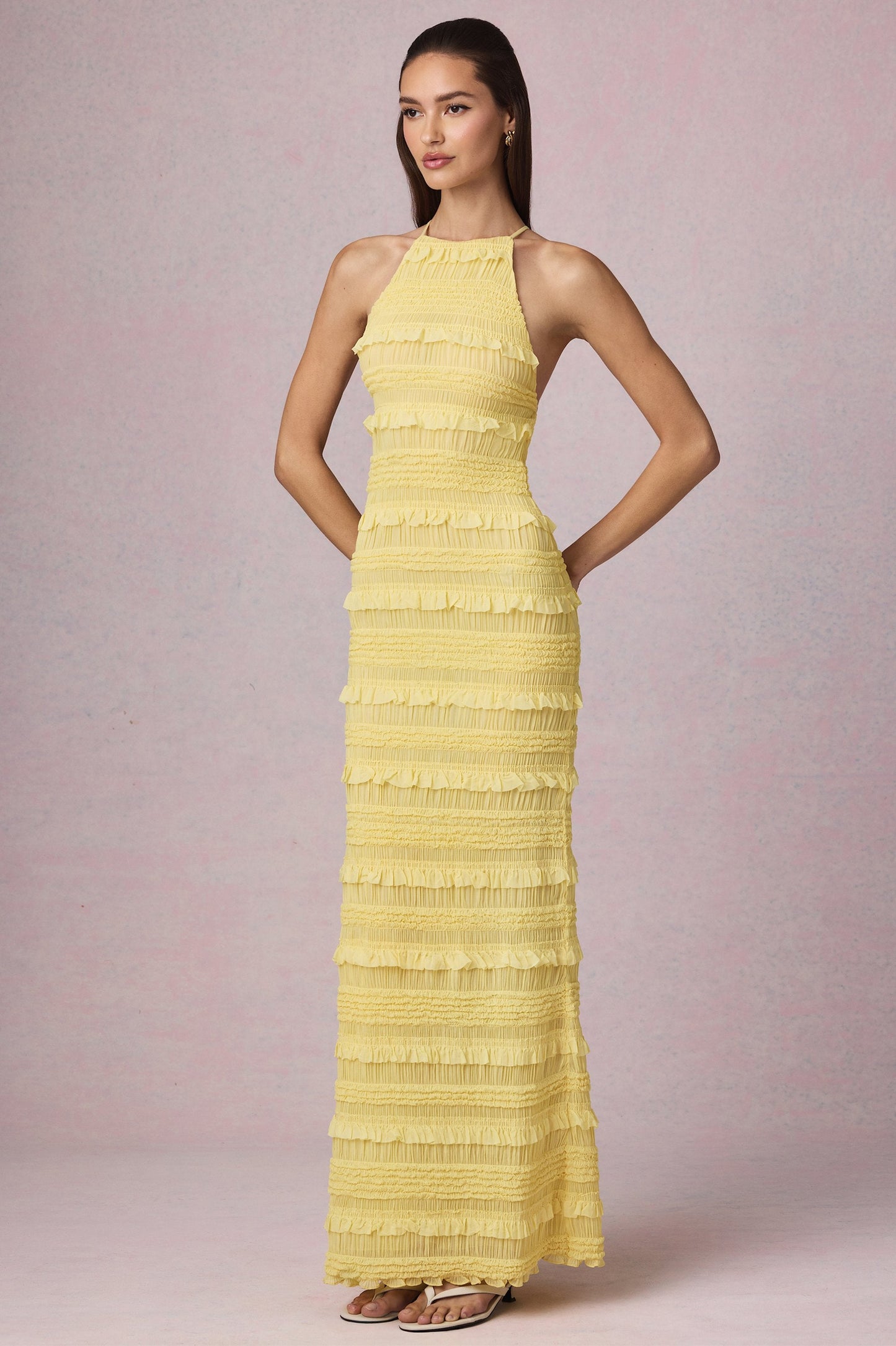 Vento | Ruffled Maxi dress